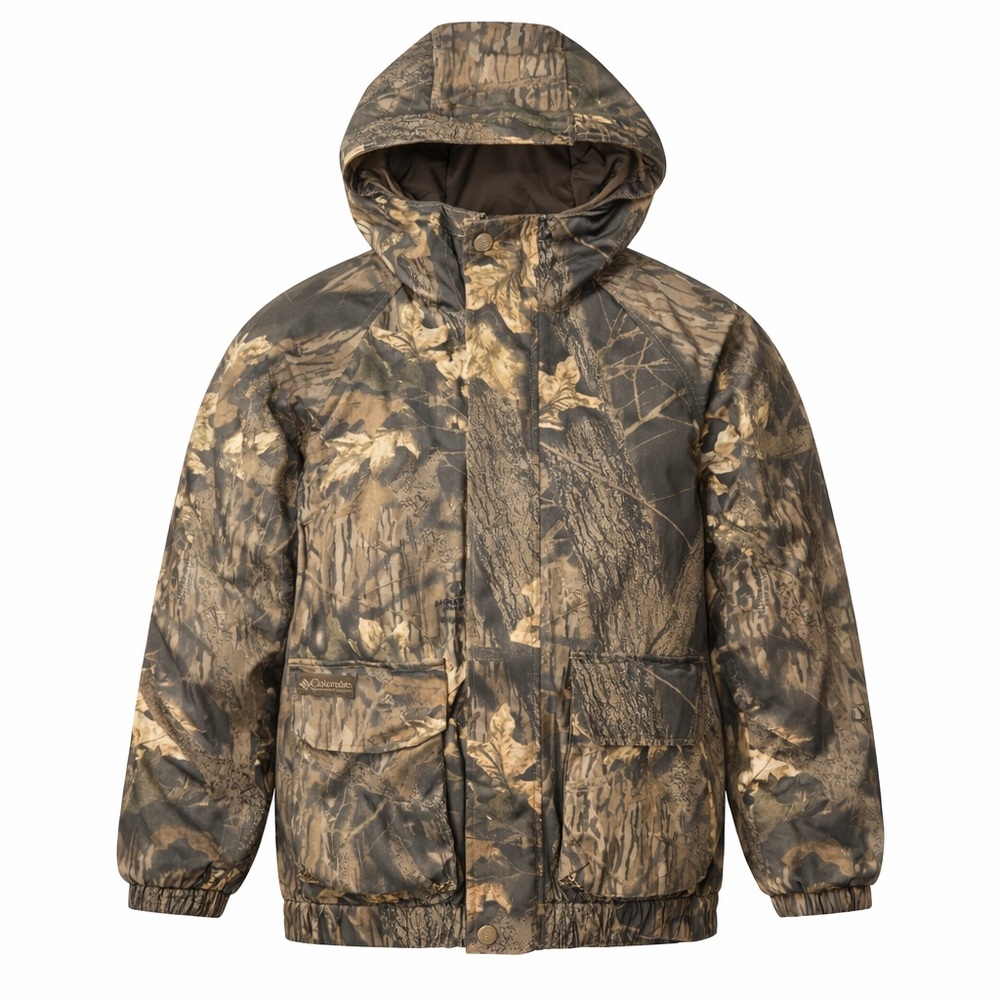 Columbia Mossy Oak Break-Up Omni-Tech Camo Jacket Big Kids 18/20